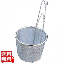 BK 18-8 共柄 平底 うどん揚(11メッシュ)大(直径173) 写真1