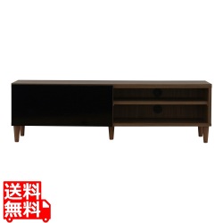 HELM(ヘルム) テレビ台 ローボード(118cm幅)BR ブラウン 写真1