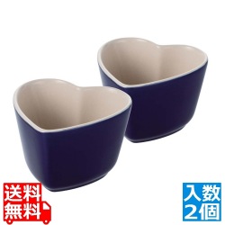 セラミック エクストラミニ ハート ラムカン(2個入)ブルー 40511-108 写真1