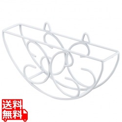 EBM コーティング 丸盆ラック カベ掛式 16インチ用 写真1