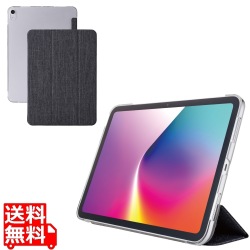 11インチiPad Air(M3/M2) フラップケース 薄型軽量 ファブリック 背面クリア 写真1
