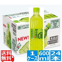 サントリー 緑茶伊右衛門 600ml ペットボトル  24本入り 1ケース 京都福寿園 FEP6A 写真1