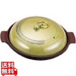 アルミ陶板鍋 有磯 18cm 深型 写真1