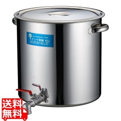 SA18-8蛇口付寸胴(目盛付) 42cm 25A1インチ 写真1