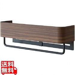 タオルハンガー 幅25 木目柄 HG-250M ブラウン 宮武製作所 写真1