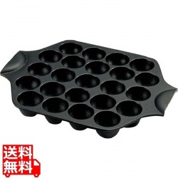 岩鋳 たこ焼器 23穴 24025 鉄イモノ IH対応 南部鉄器 写真1