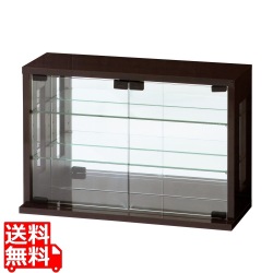 卓上コレクションケース横型 ダークブラウン 写真1