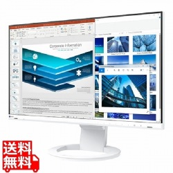 液晶ディスプレイ 23.8型/1920×1080/HDMI、DisplayPort、USB Type-C/ホワイト/スピーカー：あり 写真1