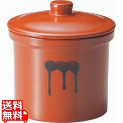 蓋付切立瓶 5号 9.0L 紅星窯 写真1