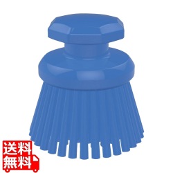 脱毛防止 丸型ハンドブラシ ハード122331 ブルー 写真1