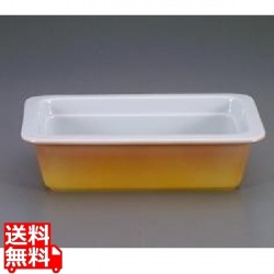 陶器製 角ガストロノームパン PC625-14 1/4 カラー 写真1