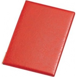 LB-402レザータッチメニュー中レッド 写真1