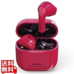ワイヤレスイヤホン ヘッドホン Bluetooth セミオープン 超小型 ピンク 写真1