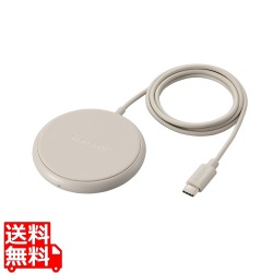 ケーブル一体型 Qi規格対応ワイヤレス充電器(5W・卓上・1m) 写真1