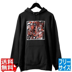 アーティストコラボパーカー レッド フリーサイズ 写真1