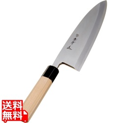 堺孝行 シェフ和庖丁 銀三鋼 出刃 22.5cm 業務用 写真1