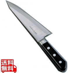 堺孝行 日本鋼(ツバ付)ガラスキ 18cm 業務用 写真1