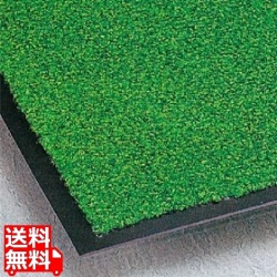 玄関マット ニュートレビアン(裏地付)大(900×600)灰 MR0342405 業務用 写真1