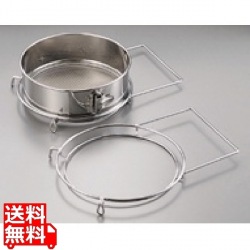 SA18-8レストラン用裏漉し枠 (スープ漉し兼用) 写真1