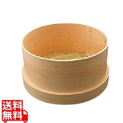 桧和セイロ(羽釜用) 33cm 底裏内径345(4穴) スダレ付 写真1
