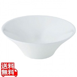 メタル丼フラワー 厚口 塗装仕様 白 写真1