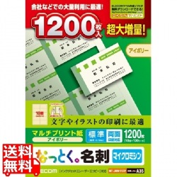 なっとく。名刺(マイクロミシン・標準) 写真1