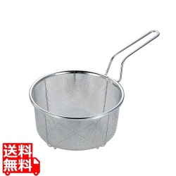 ステンレス ボイルバスケット16cm 写真1