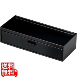 箸箱・カスター付(黒)引出式 M10-975 写真1