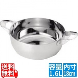 マルタマ ( MARUTAMA ) MA共柄 デンジ 両手鍋 18cm 写真1