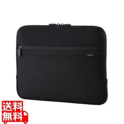 インナーバッグ/13.3インチ/ファスナーポケット/ブラック 写真1