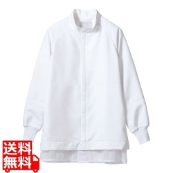 男女兼用ブルゾン長袖 CP8721-2 白 L 写真1