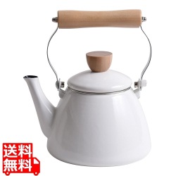 コージークック ホーローケトル 2.2L ホワイト 写真1