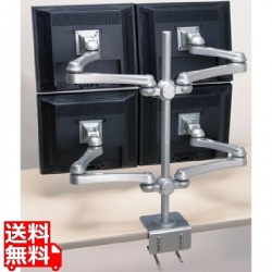 液晶モニタ4画面用水平多関節アーム(VESA75、100) 写真1