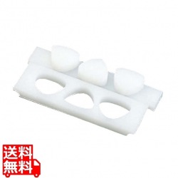 PE おにぎり型 押し蓋付(B)関東型 5穴 大 写真1