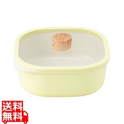 イワタニ カセットコンロ用スクエアポット CB-A-SP20 イエロー 写真1