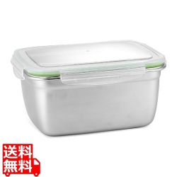 18-8パッキン付 キッチンコンテナ レクタングル 3800ml 写真1