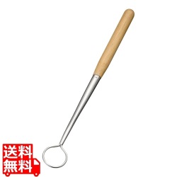 (T)木柄チョコレートフォーク 丸型 写真1