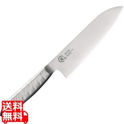 龍治ステンカラー三徳170RYS-11Bブラック 写真1