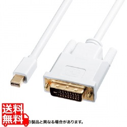 ミニDisplayPort-DVI変換ケーブル 2m 写真1
