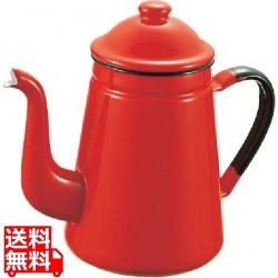 キリンコーヒーポット 13cm 1.6L レッド 写真1