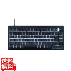 プリンストン CNCフルアルミケース 75% 磁気無接点スイッチ搭載 SOCD キーボード(ブラック) UP-MKGA75MTLC-RT-J/B 写真1