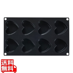 Ma フレキシブルモルド 30SF040 60 ハート 8ヶ取 写真1