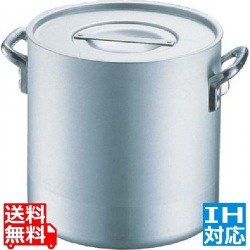 エコクリーン アルミ エレテック寸胴鍋 24cm ※ IH対応 IH (100V/200V)とガス火対応 写真1