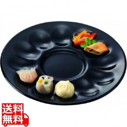 ポルカ パーティープレート PO2951 ブラック 写真1