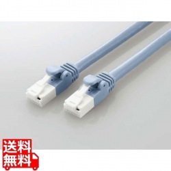 LANケーブル/CAT6A対応/2m/ブルー/10個セット 写真1