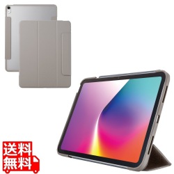 13インチiPad Air(M3/M2) フラップケース 薄型軽量 カラーエッジ 背面クリア 写真1