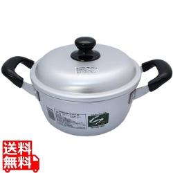 アルマイト シルバーメリータス 両手鍋 18cm 写真1