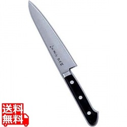 堺菊守日本鋼(口金付)ペティナイフ 12cm 業務用 写真1