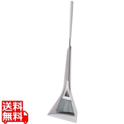 ちりとりセット ティディー スウィープ コンパクト ホワイトグレー CL6655405 写真1