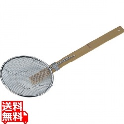 18-8竹柄そば揚 横柄27cm 写真1